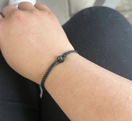 Customer photo review of Custom Photo Bracelet
