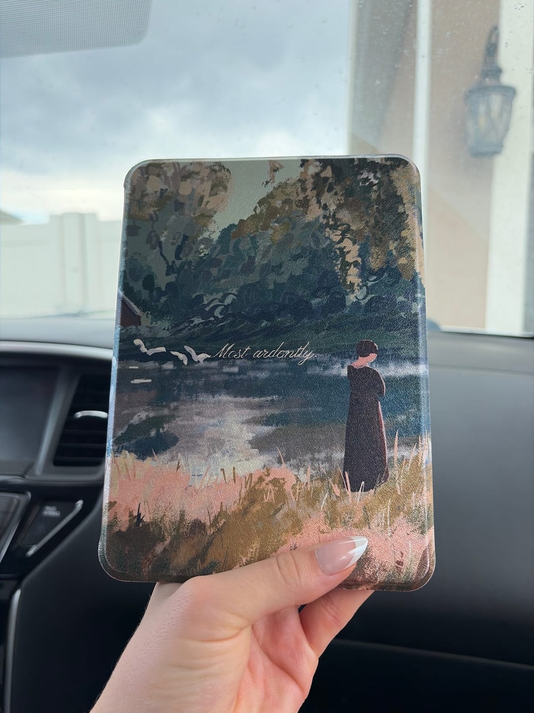 Customer photo review of Most Ardently - Kindle Case
