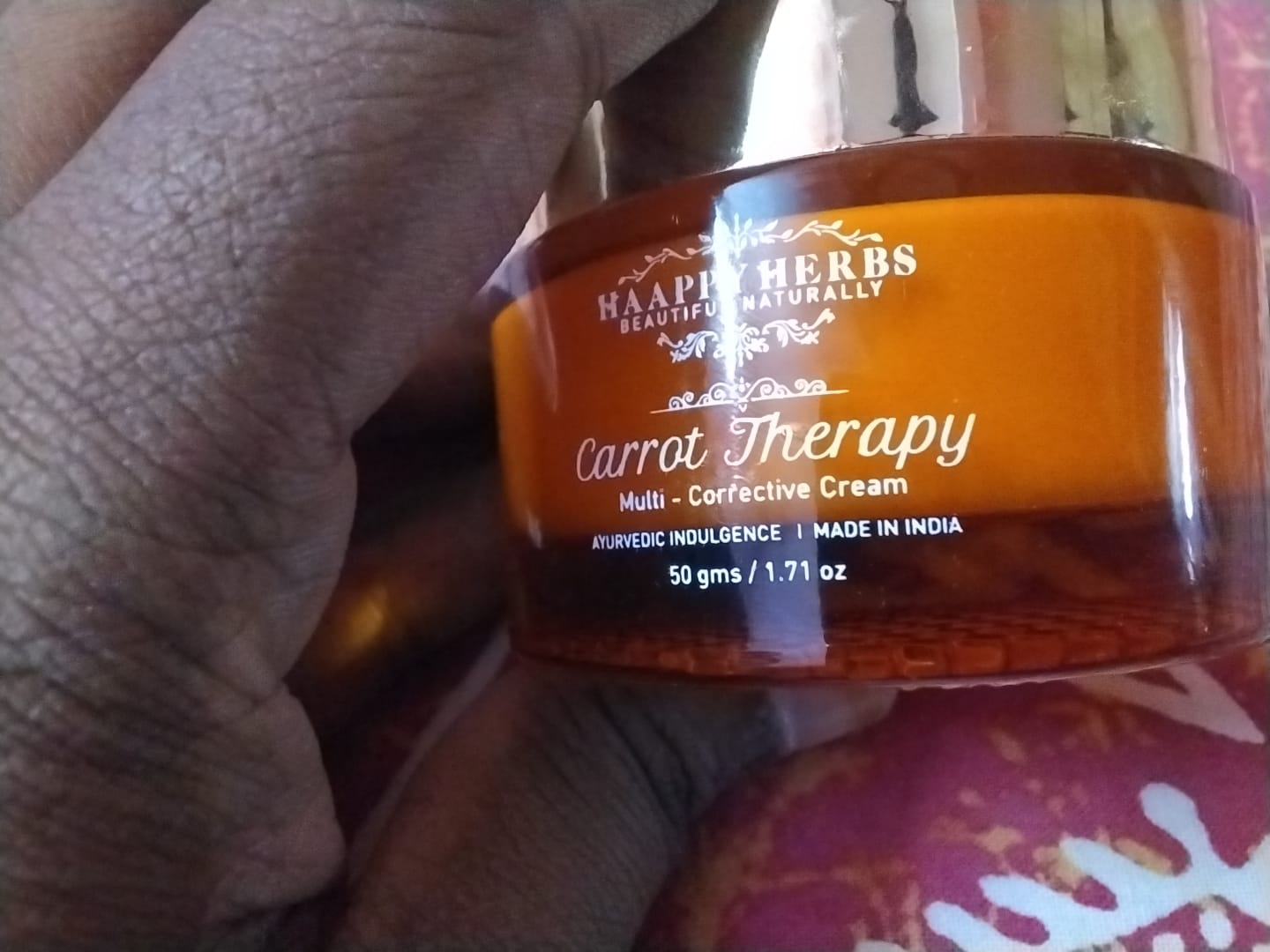 Customer photo review of Carrot Therapy Multi Correct Cream