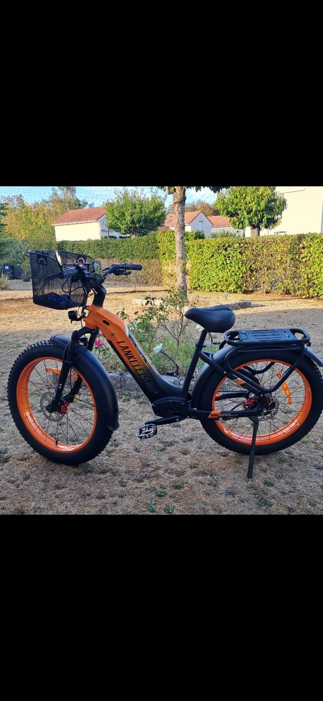 Customer photo review of Lankeleisi MG600 Plus 26" Fat Bike 960Wh All Terrain SUV E-Bike with Switchable Sensor 48V 20Ah Battery