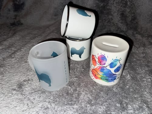 Customer photo review of Emaille Mok 360ml voor Sublimatie | Metalen Mok Bedrukken