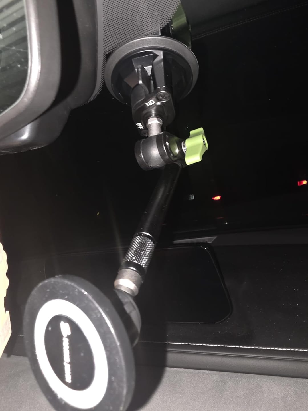 Customer photo review of Super Durable Metal Phone Holder