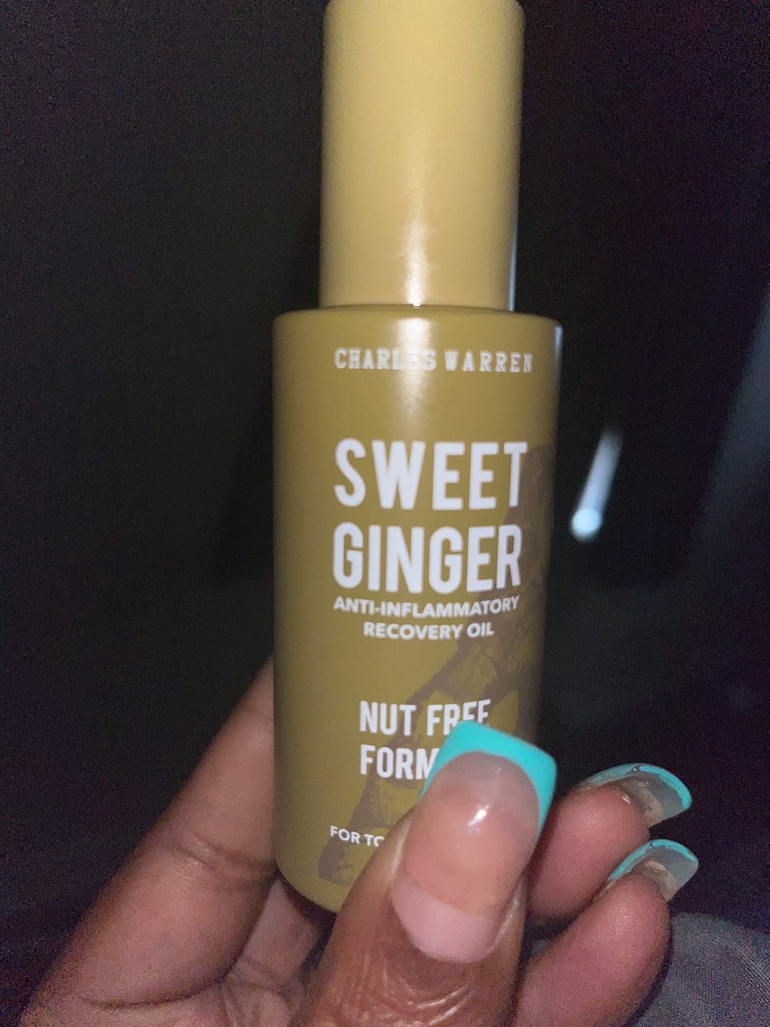 Customer photo review of [Nut-Free] Sweet Ginger Dry Oil for Sensitive Skin