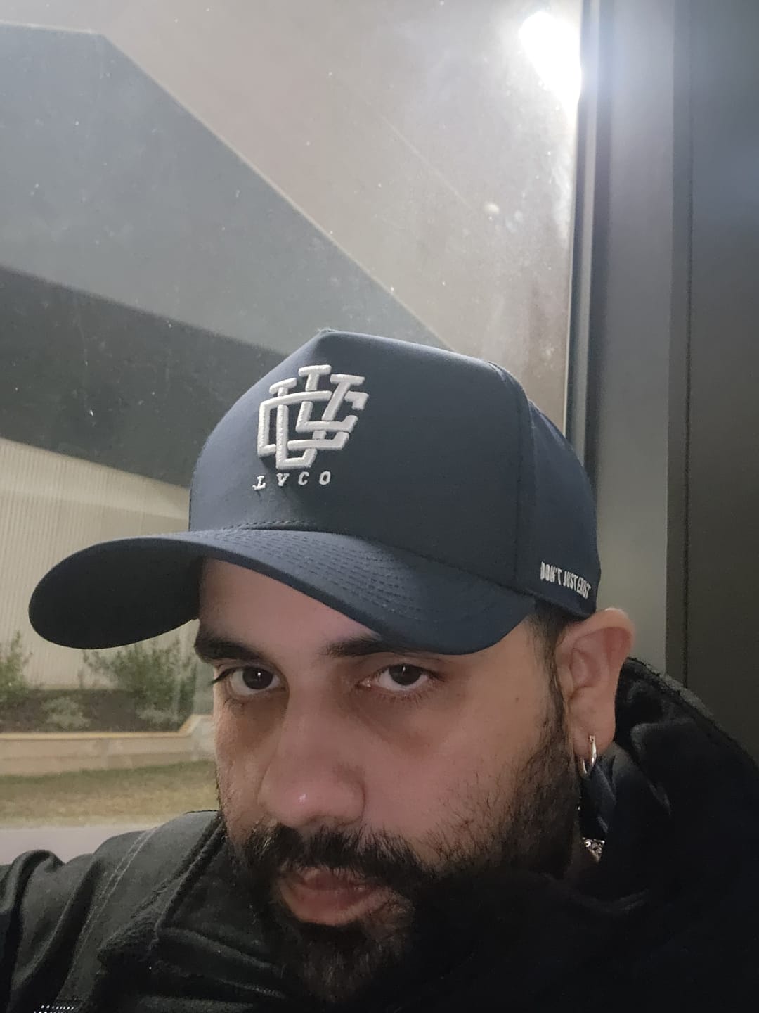 Customer photo review of Deep Fit Polydri Navy Water-Resistant A-FRAME LVCO SNAPBACK