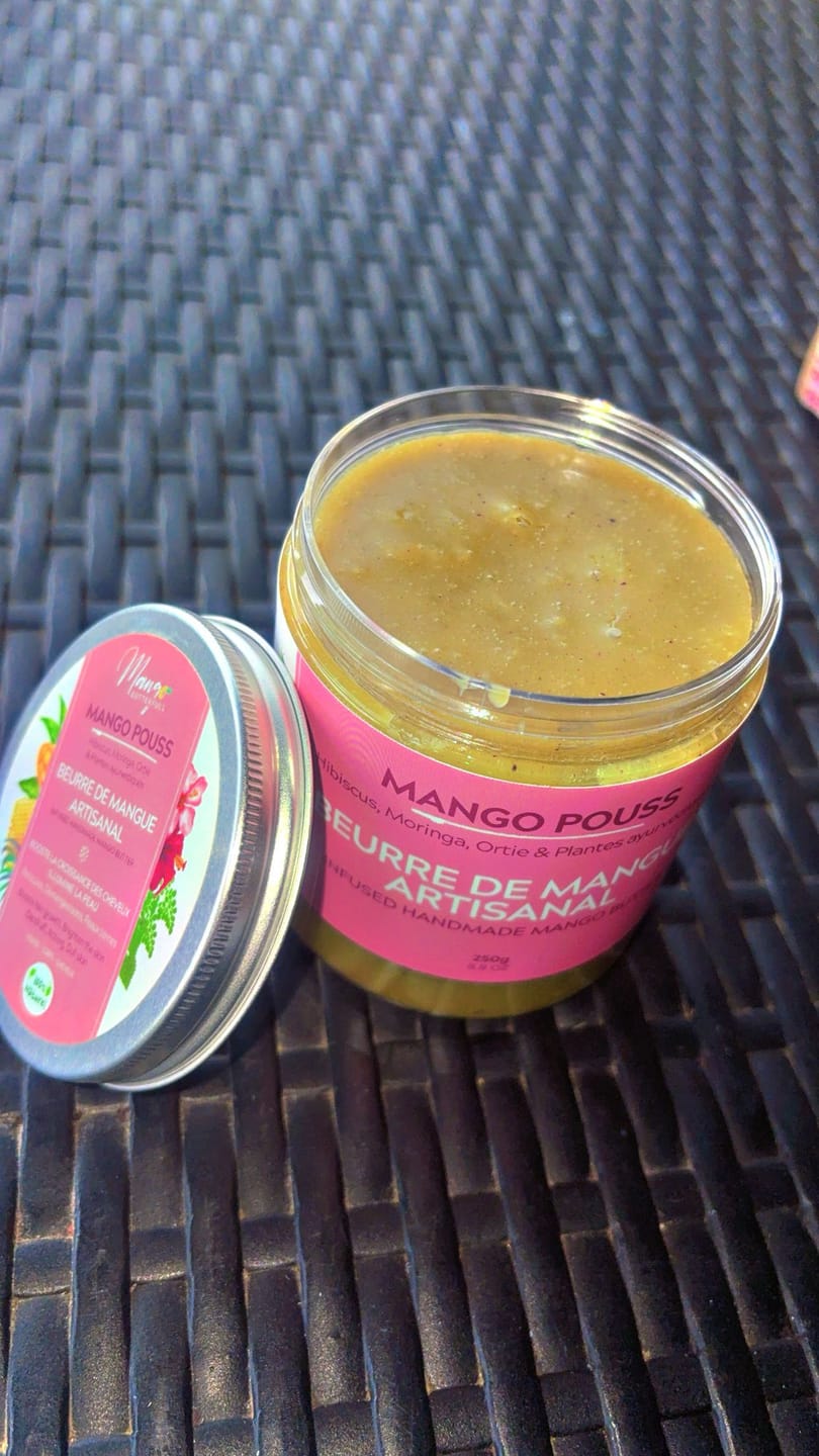 Customer photo review of Beurre de mangue artisanal POUSS