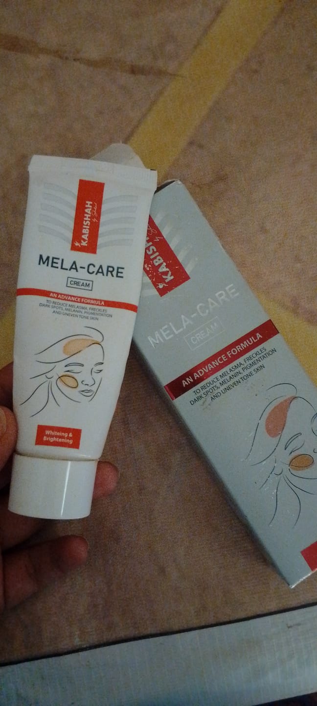 Customer photo review of Mela Care Advanced Brightening Cream