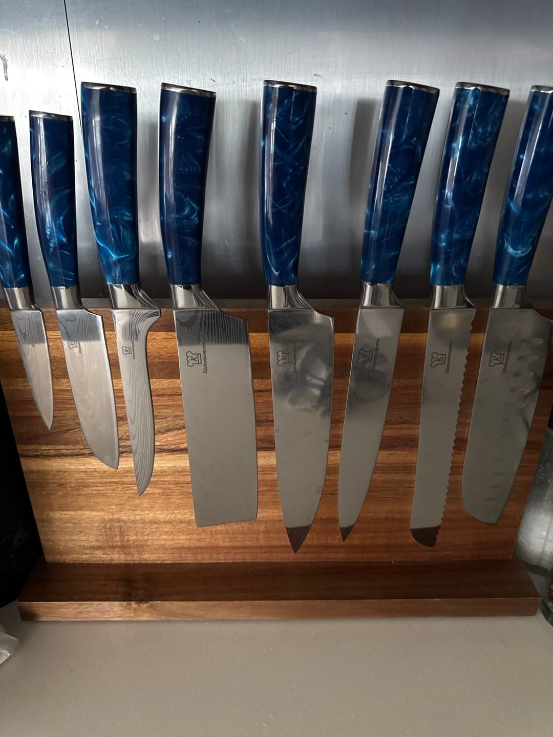 Customer photo review of Premium Knivsett med Burokku Knivblokk
