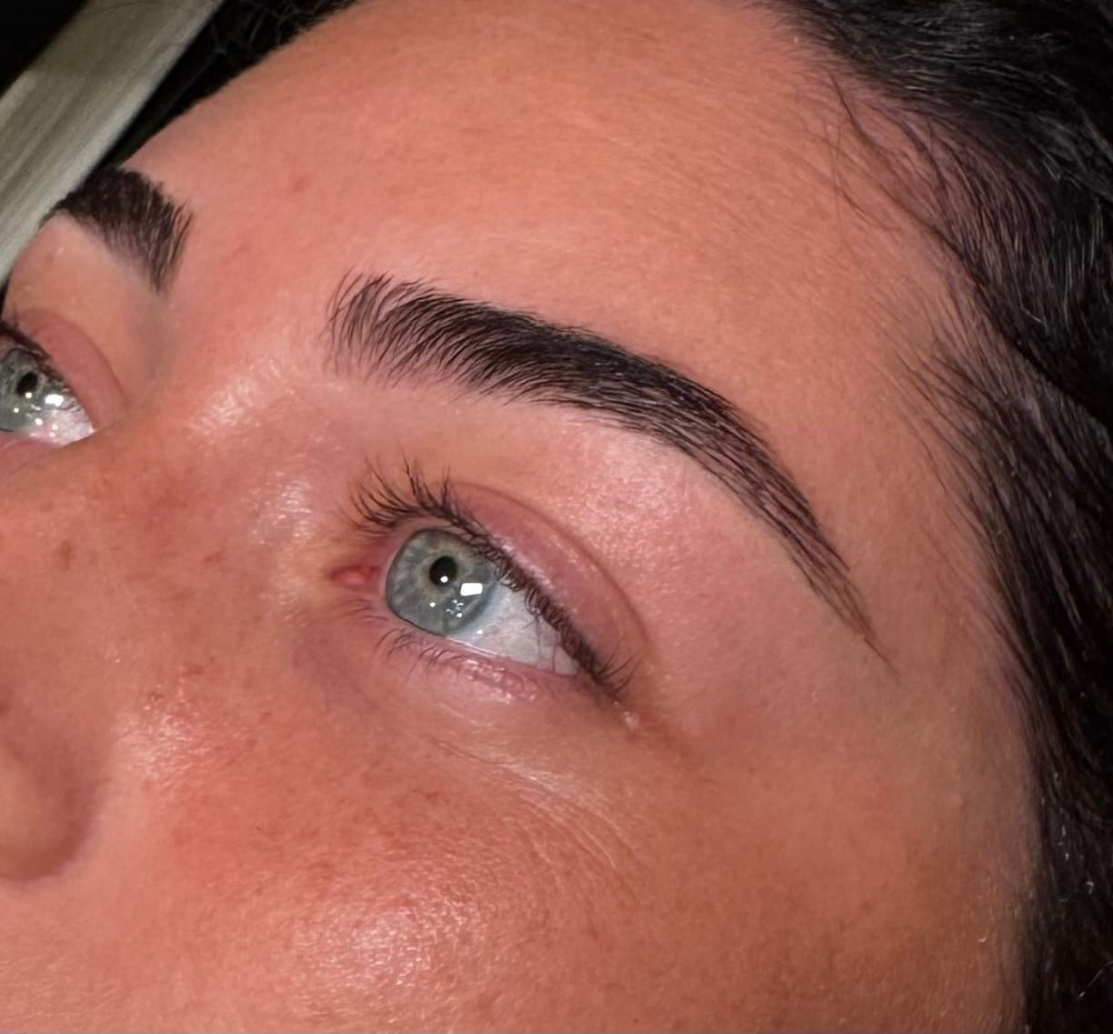 Customer photo review of Hybrid Stain and Eyebrow Lamination