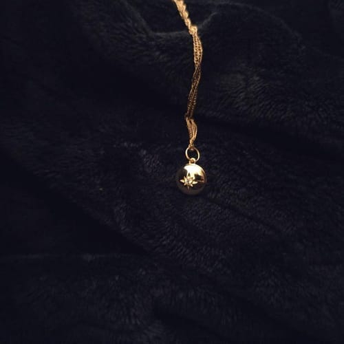 Customer photo review of Custom Photo Locket Necklace