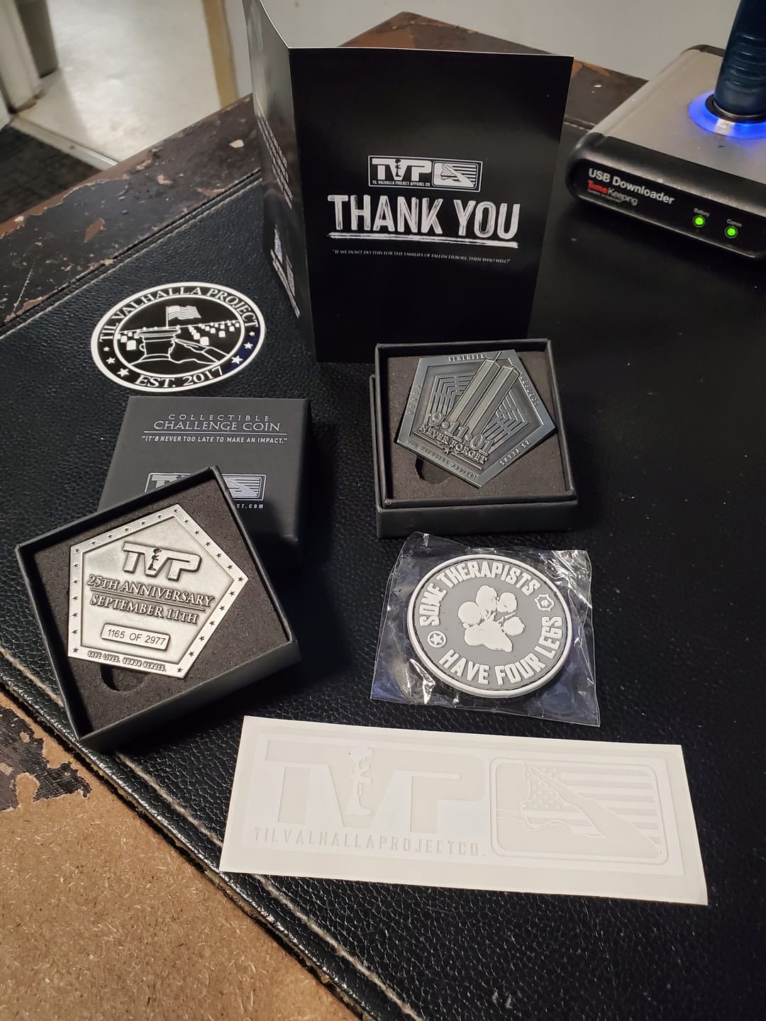 Customer photo review of 9/11 25th Anniversary - Challenge Coin