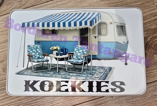 Customer photo review of Metalen koekblik Rechthoek voor sublimatie