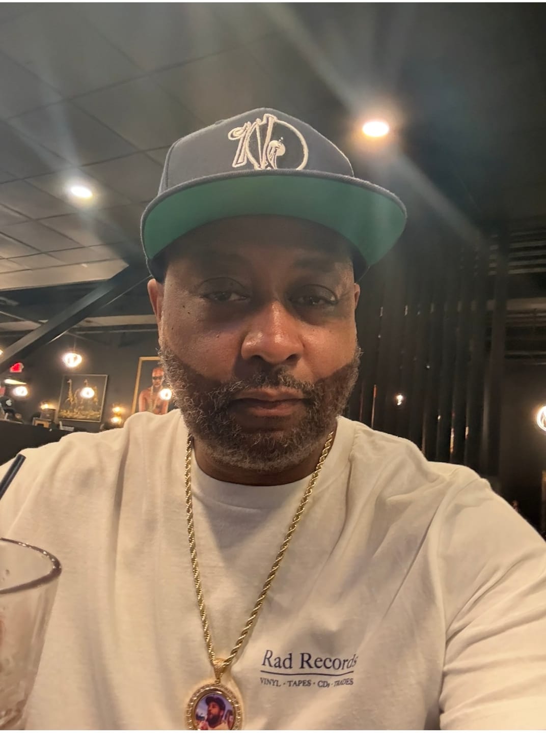 Customer photo review of Navy Since NY Records Snapback