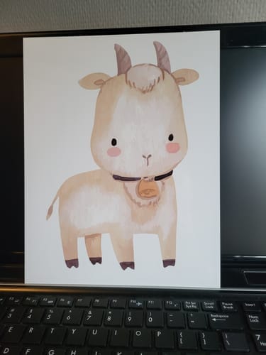 Customer photo review of Aluminium plaat 20x30cm voor sublimatie