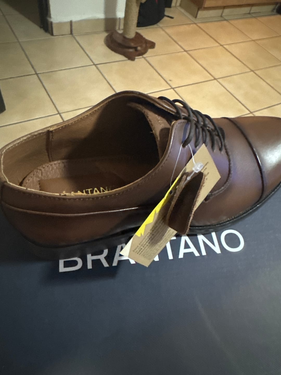 Customer photo review of ZAPATO OXFORD PIEL CAFÉ
