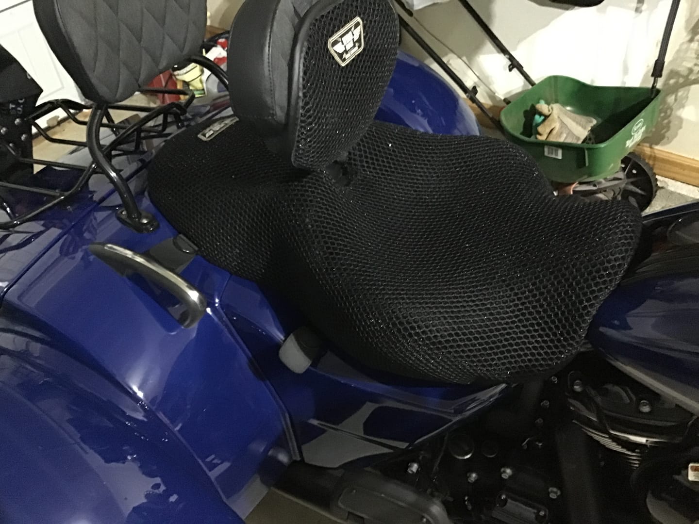 Customer photo review of Wind Rider Seat Cover
