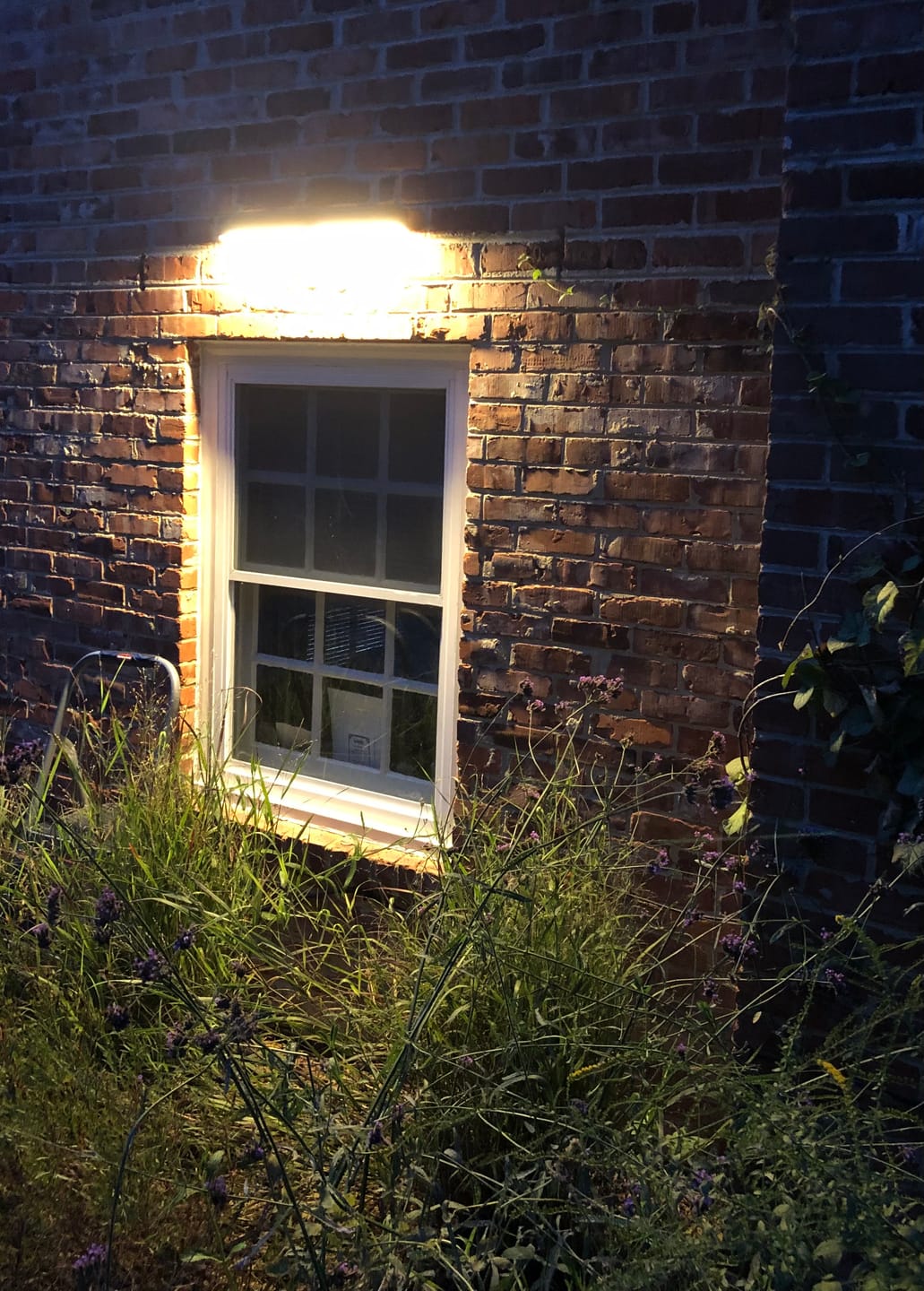 Customer photo review of Solar Wall Light with Motion Sensor