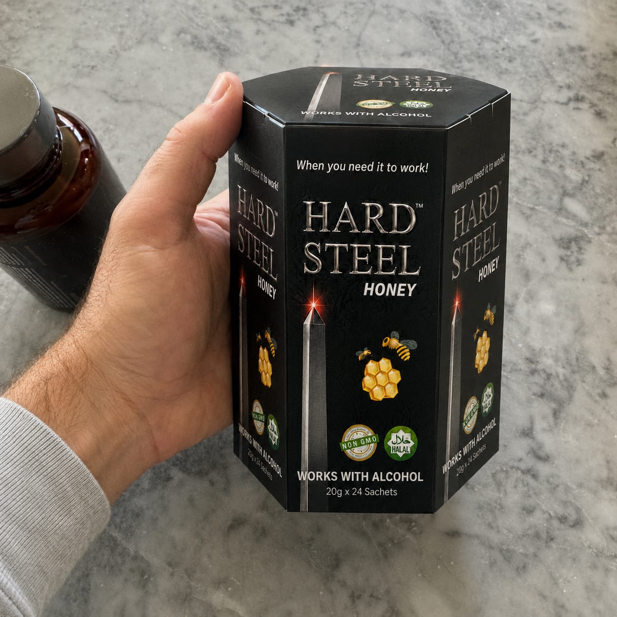 Customer photo review of Solid Steel Ha*d Steel Honey