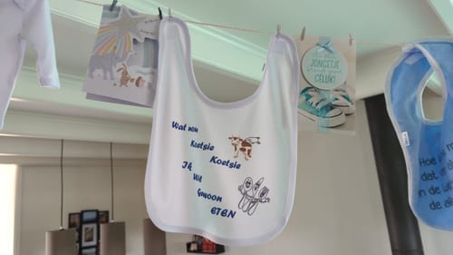 Customer photo review of Slabbetje 29 x 37 cm licht Blauw voor sublimatie