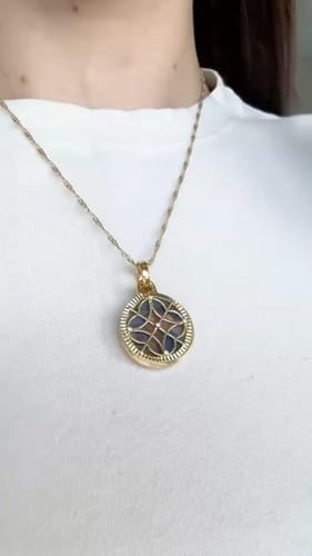 Customer photo review of Custom Multi Photo Locket Necklace