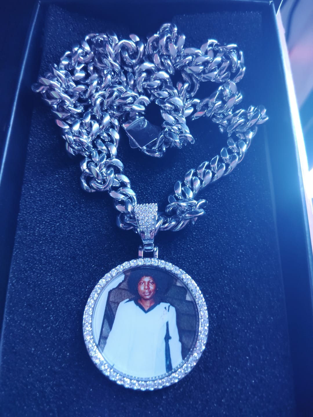 Customer photo review of Miami Cuban Link Chain - 8mm
