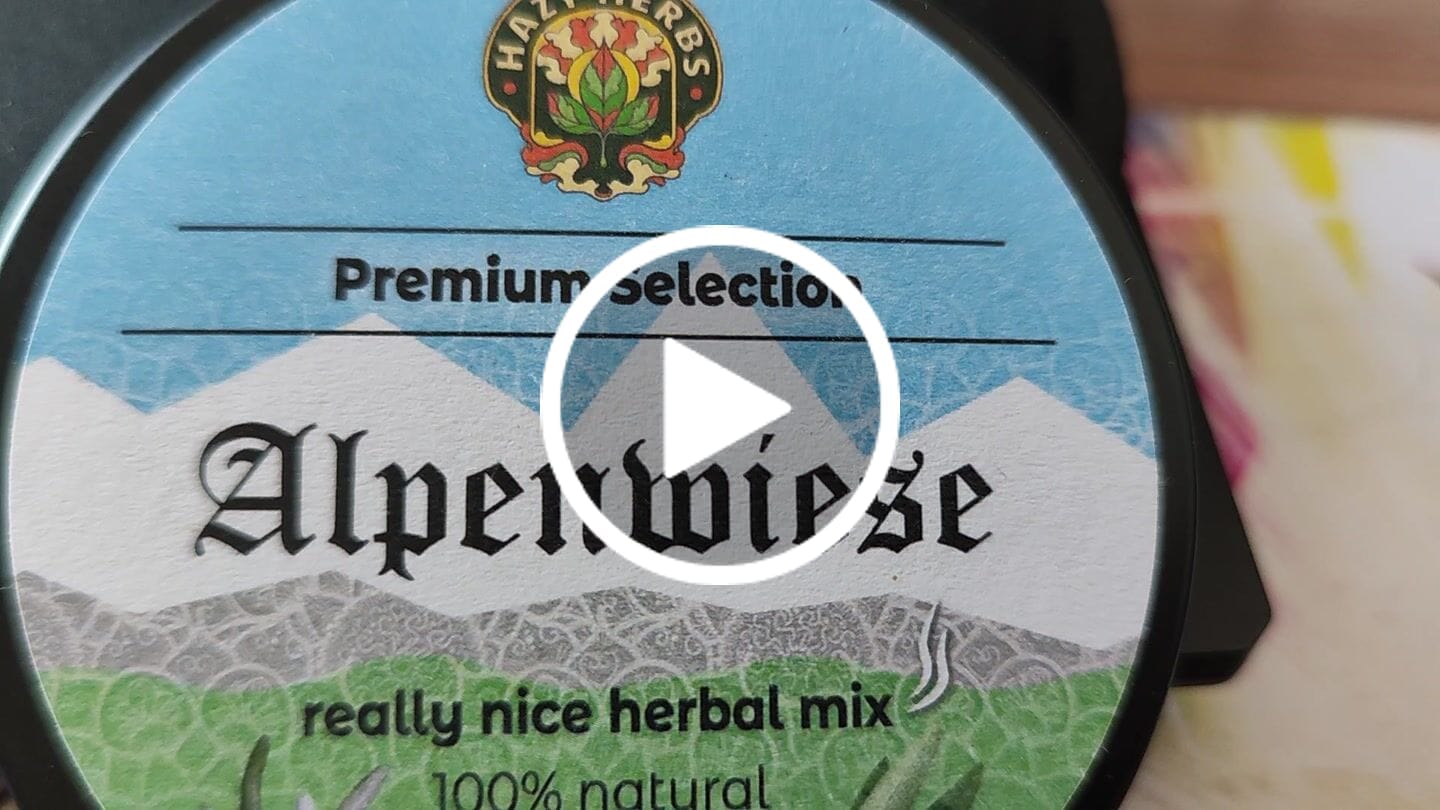 Customer video review of Alpenwiese 16g Kräutertee-Mischung mit klärendem Salbei und Edelweiß (in der Dose)