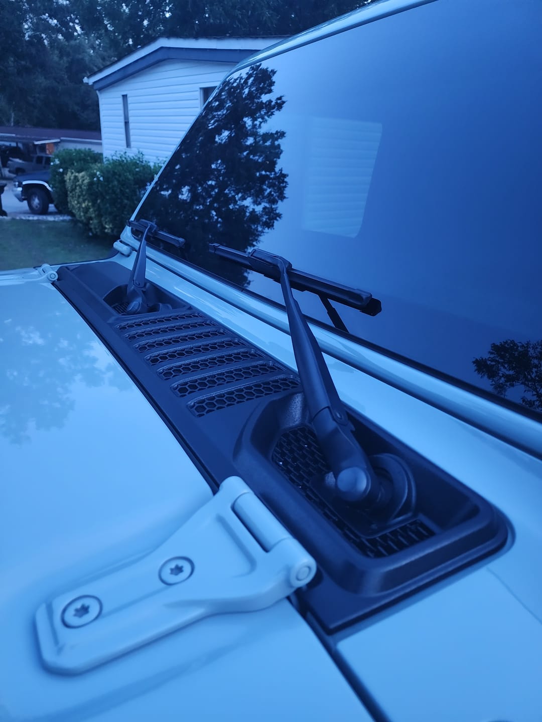 Customer photo review of Raptorized OEM Cowl Wiper Panel for Jeep Wrangler JL & Gladiator JT | OEM Grainy Textured - Fade-Resistant