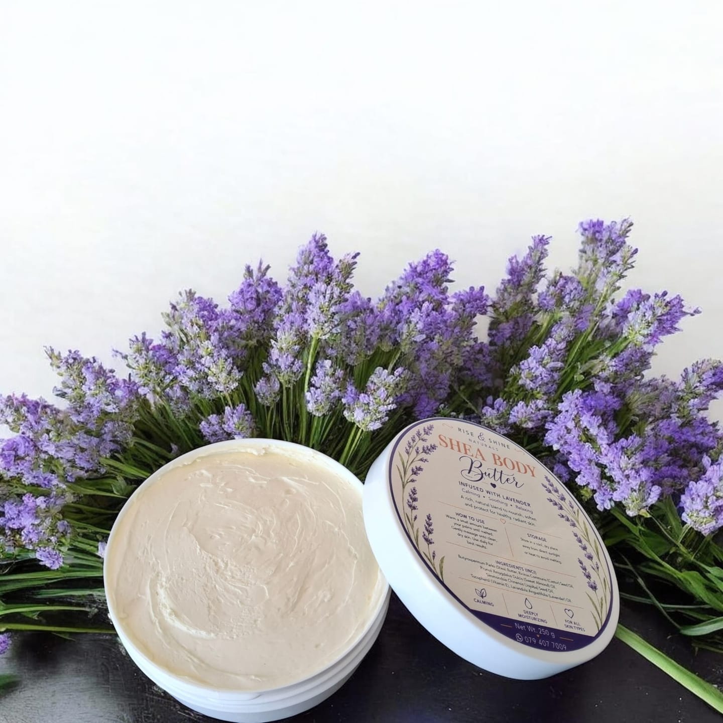 Customer photo review of 250ml Body Butter Jar  - White with White Lid