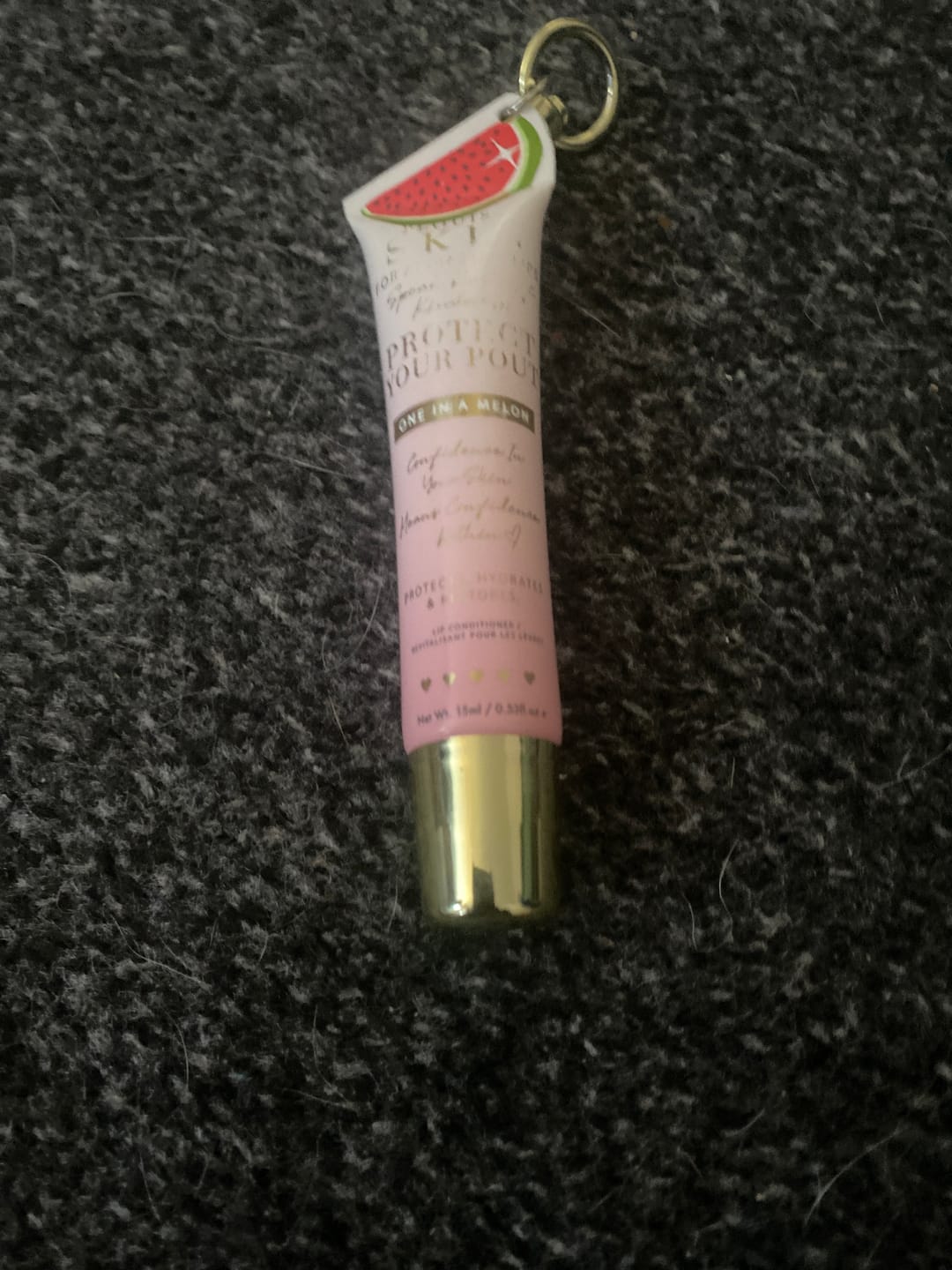 Customer photo review of Protect Your Pout Lip Conditioner