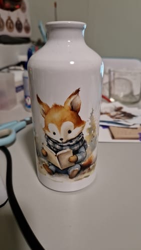 Customer photo review of Sublimatie Waterfles 500ml – Personaliseerbare Aluminium Bidon