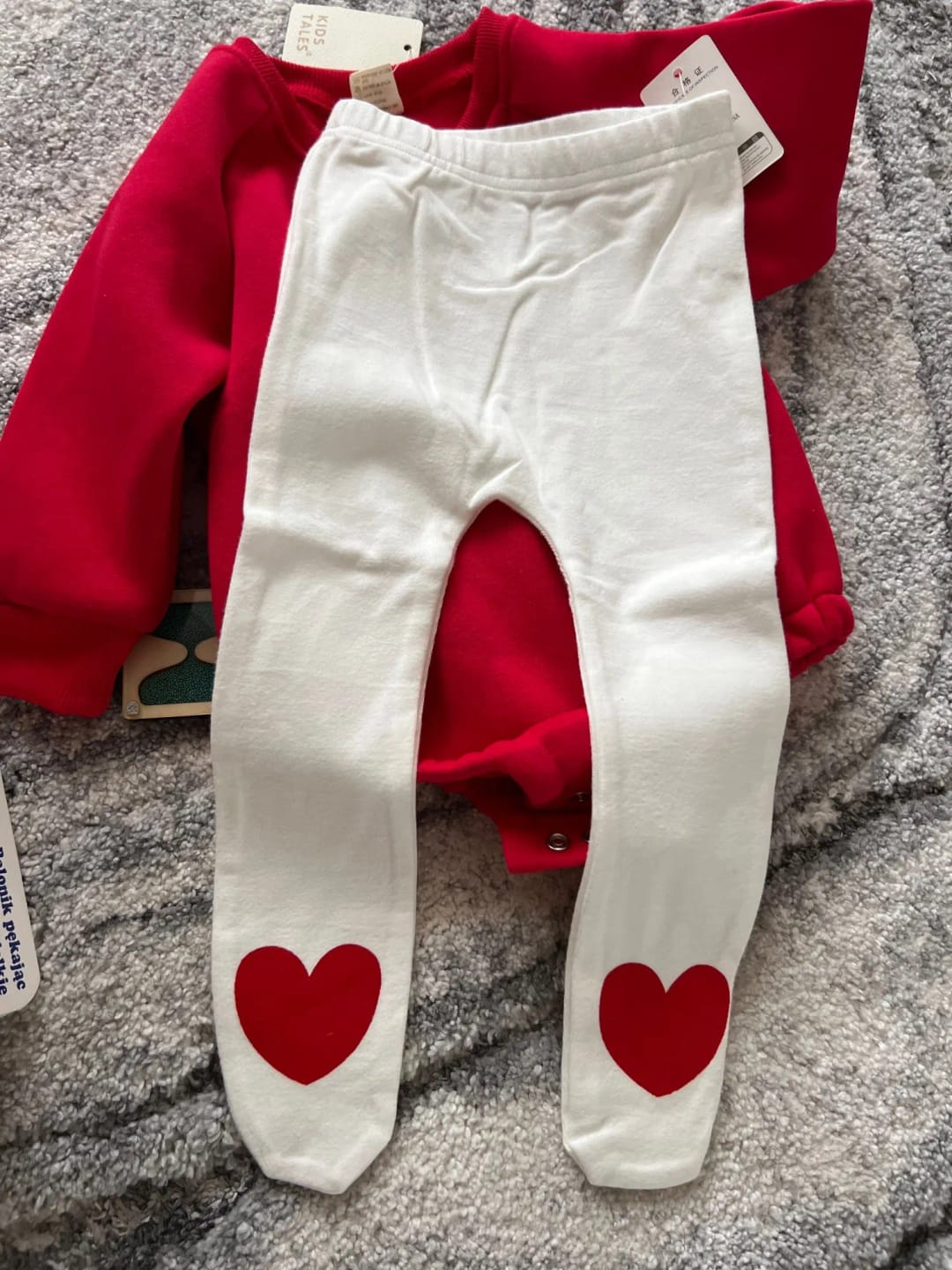 Customer photo review of Santa Baby Stripe Outfit