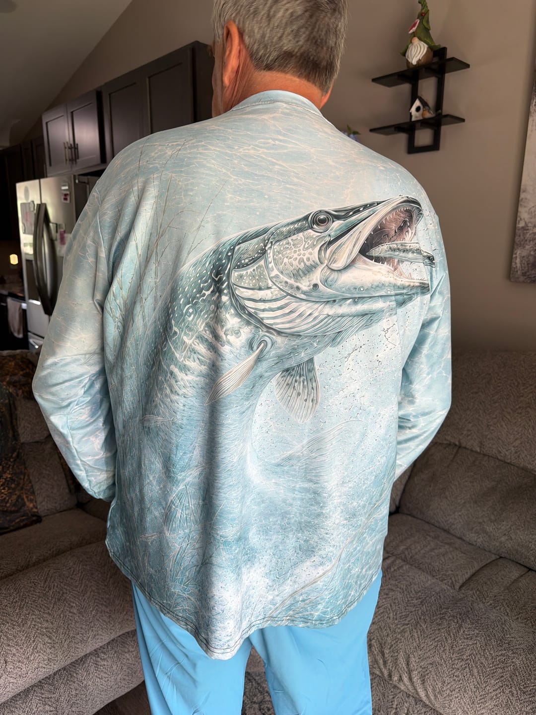 Customer photo review of Performance Fishing Long Sleeve - Hardrock Walleye Hunt - TBT65