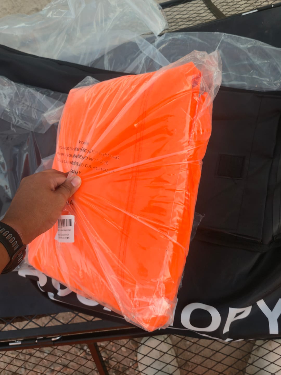 Customer photo review of ABCCANOPY Replacement Top Cover for 10x10/10x15/10x20