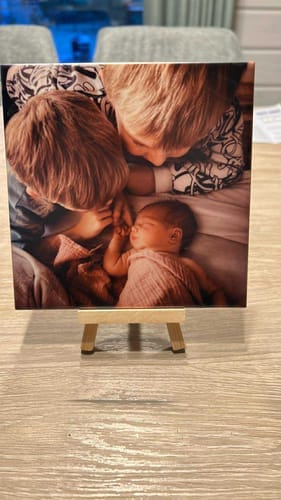Customer photo review of Sublimatie tegel 15x15 cm wit mat – hoogwaardige kwaliteit