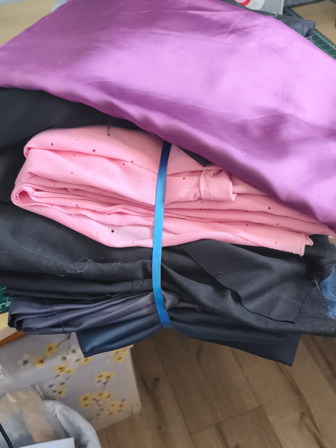 Customer photo review of £0.25 Per Metre Fabric Bundle