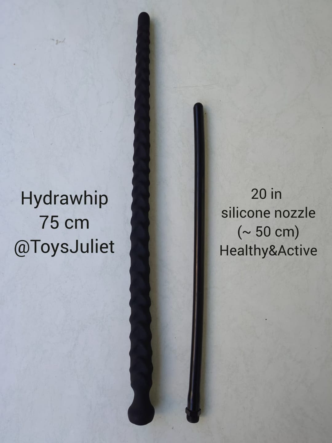 Customer photo review of Hydrawhip - Extra Long Deep Enema Anal Whip