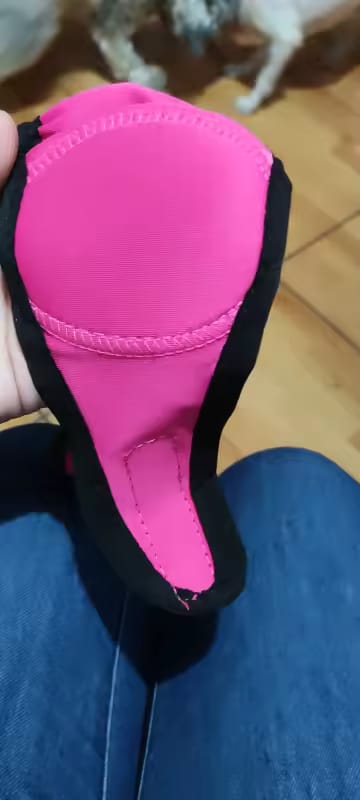 Customer photo review of Orejeras Calmantes para Perros