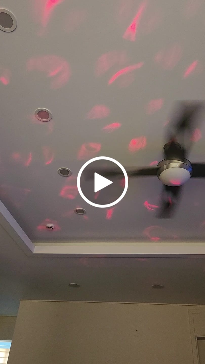 Customer video review of 🦖🎁360° Smart Holographic Starry Sky Projector (HD Smart Dynamic 5D)