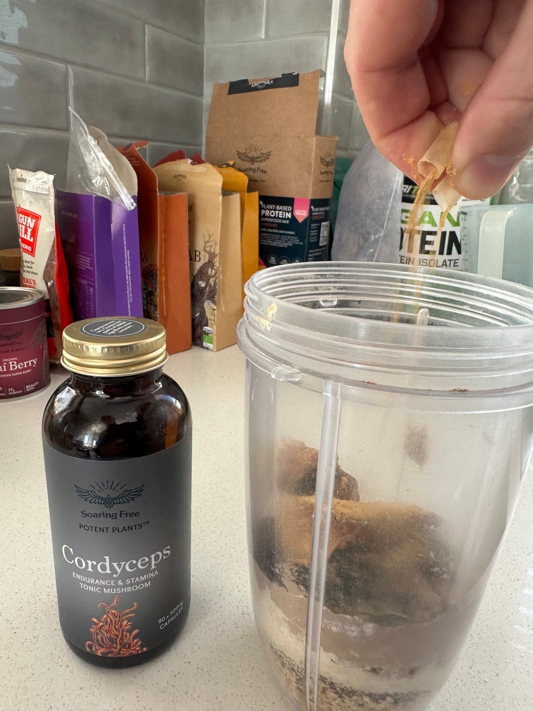 Customer photo review of Organic Cordyceps (Powder & Capsules)