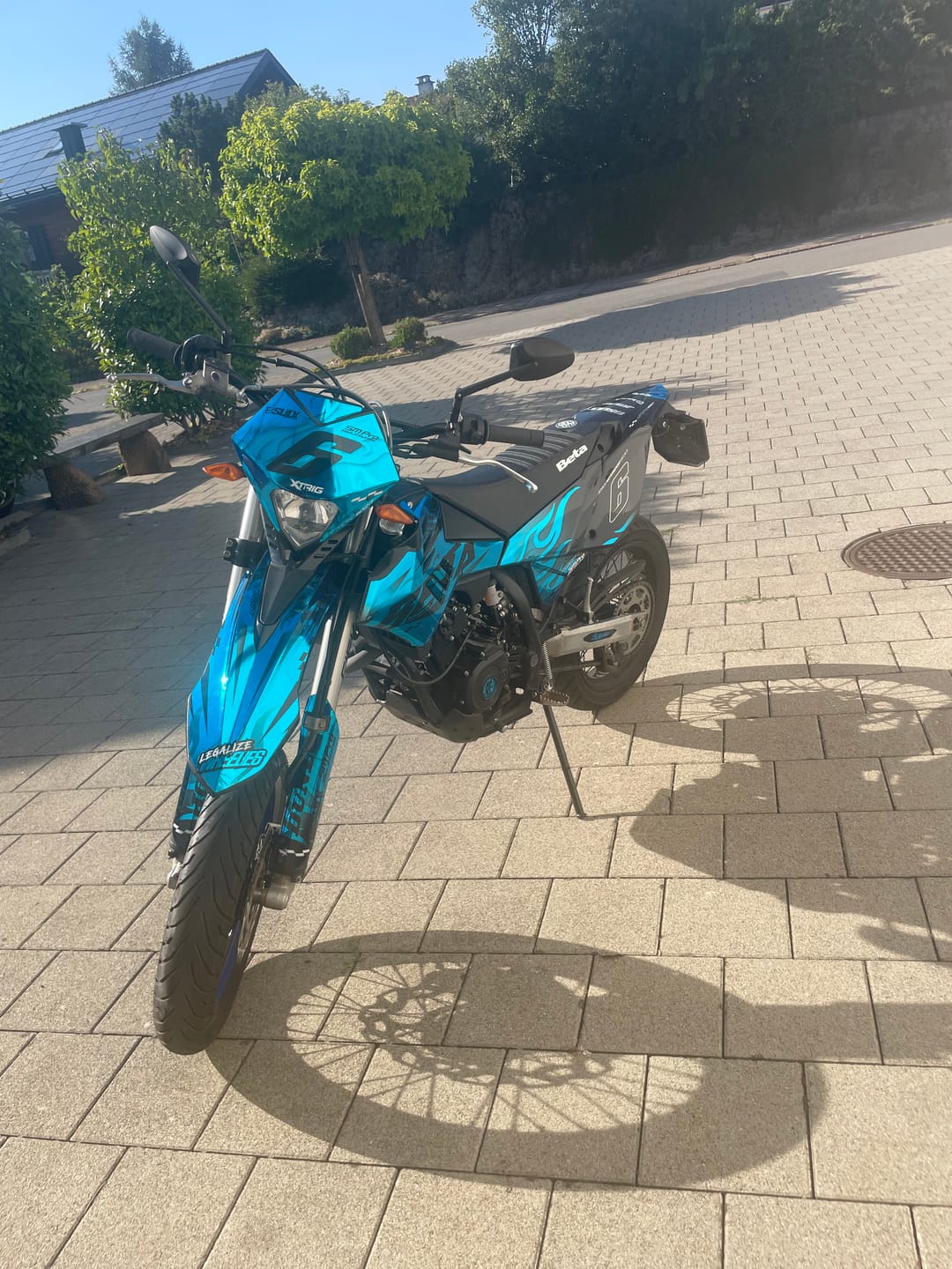 Customer photo review of FLAME - GRAPHICS KIT