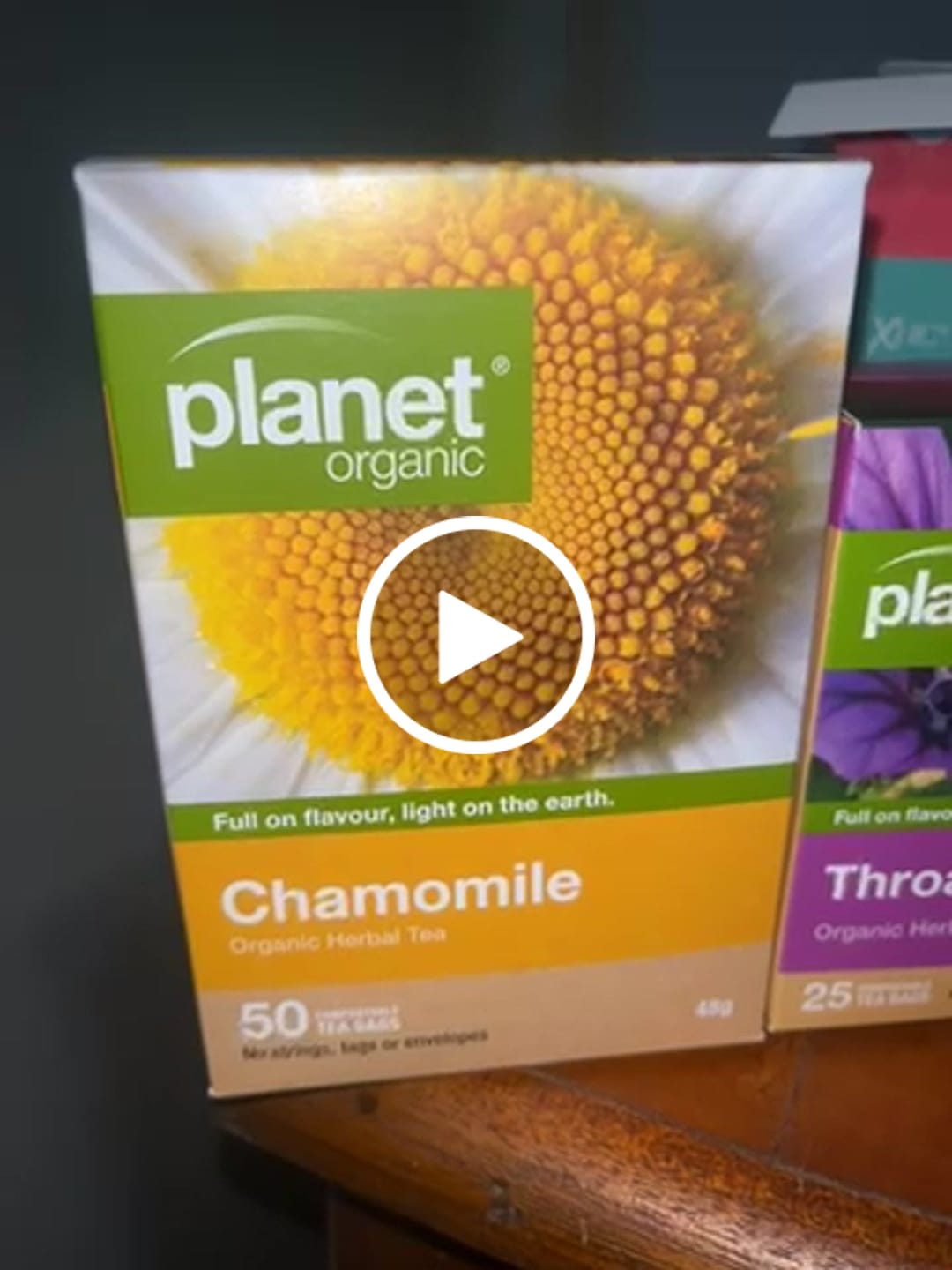 Customer video review of Chamomile Tea 50 Tea Bags - Certified Organic