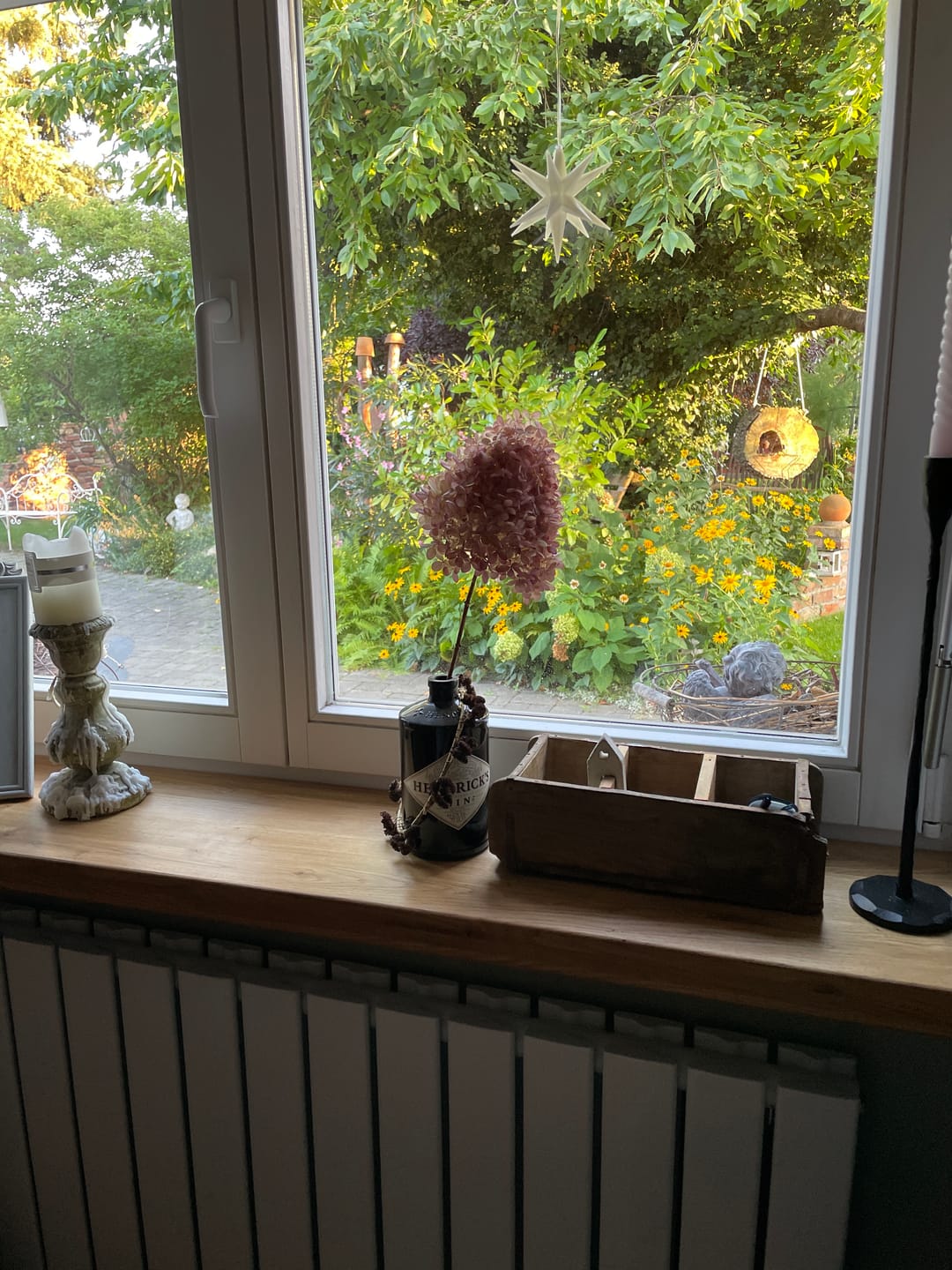 Customer photo review of Aufsatzfensterbank Eiche