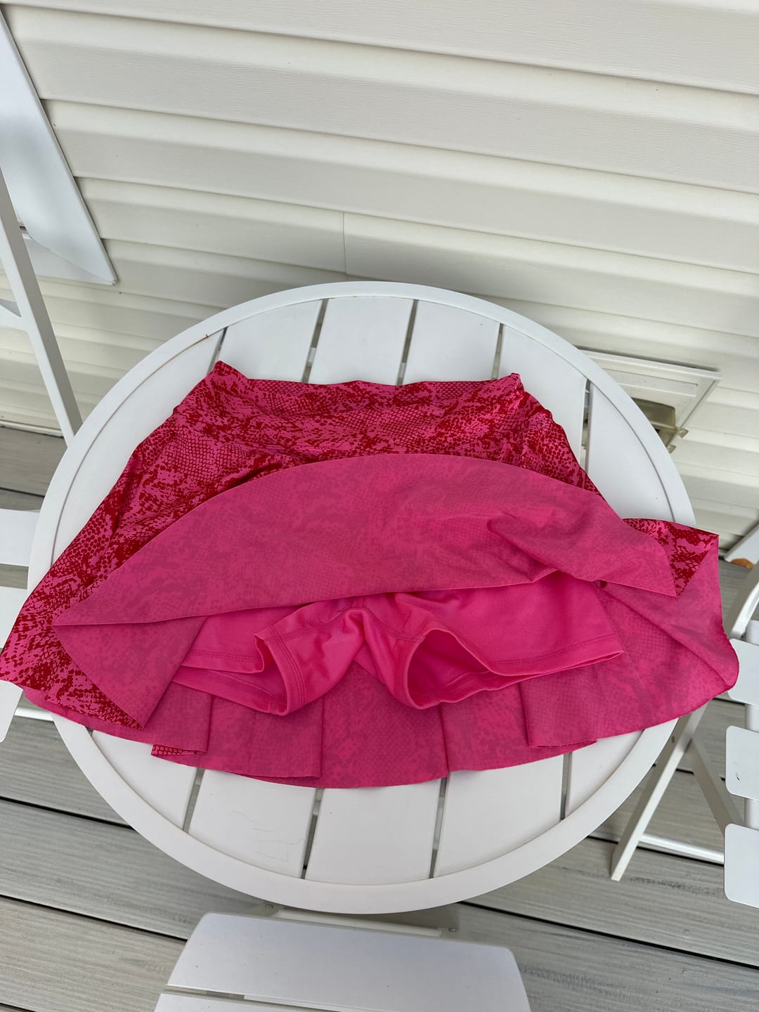 Customer photo review of Rock 'n' Roll Crossover Waistband Skort
