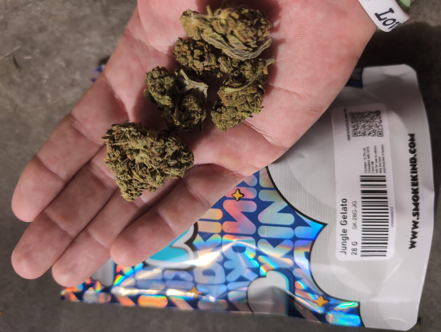 Customer photo review of Jungle Gelato - 28 Grams - Indica