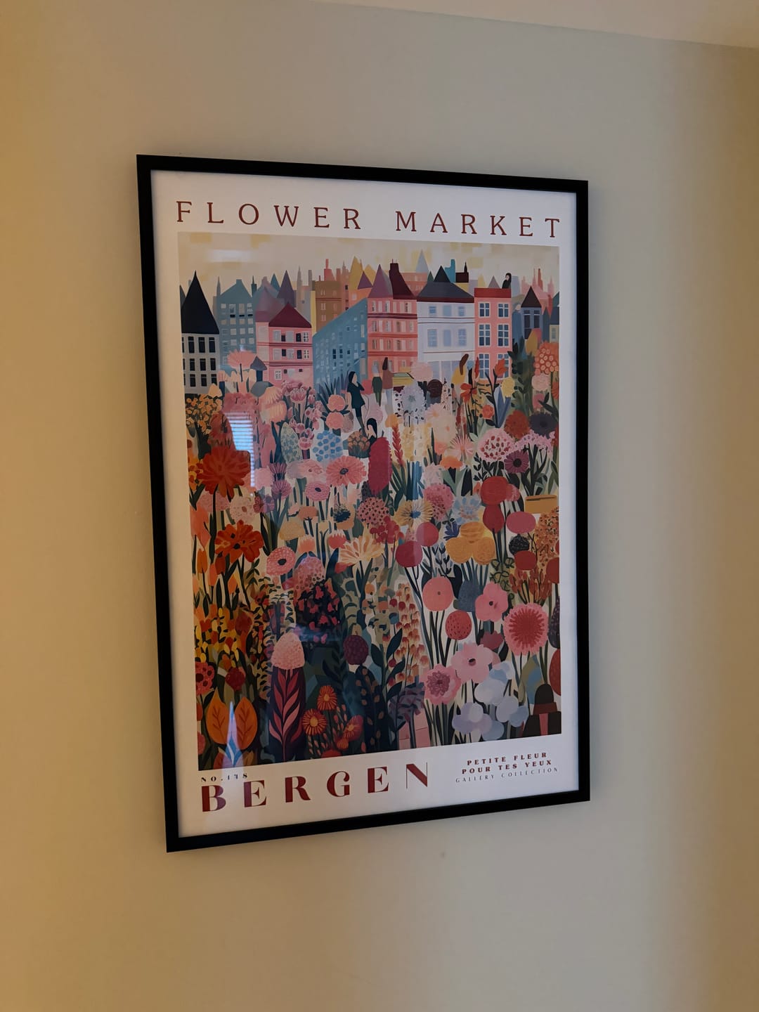 Customer photo review of Bergen Flower Poster