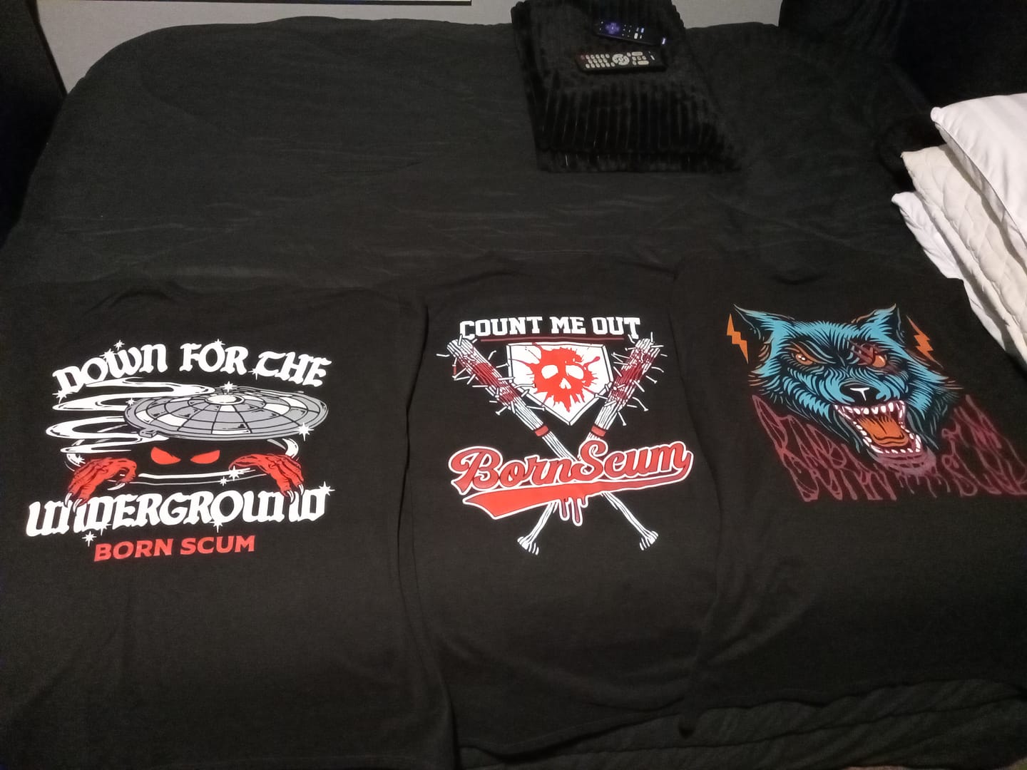 Customer photo review of BATTLES T-SHIRT