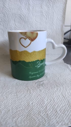 Customer photo review of 330ml (11oz) Mok met hartje oor voor sublimatie