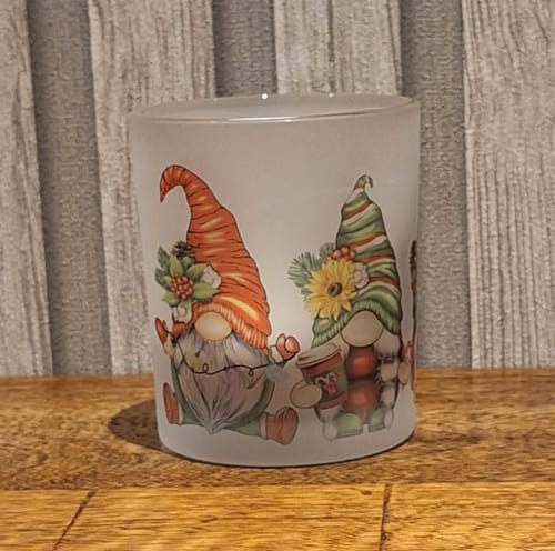 Customer photo review of 170ml (6oz) Theelichthouder Frosted voor sublimatie ( Waxinelicht)