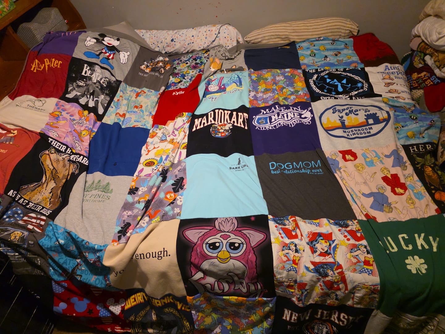 Customer photo review of Project Repat T-Shirt Quilt