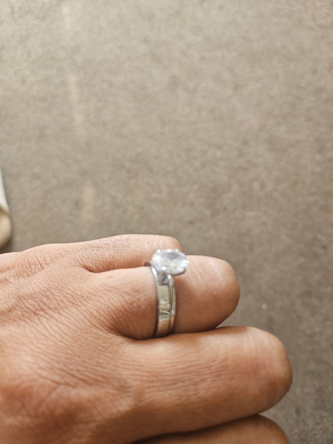 Customer photo review of Eternity Stacking Ring