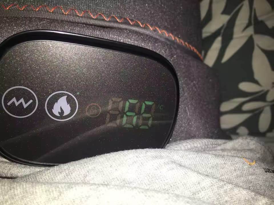 Customer photo review of Ceinture Lombaire Chauffante & Massante Rechargeable